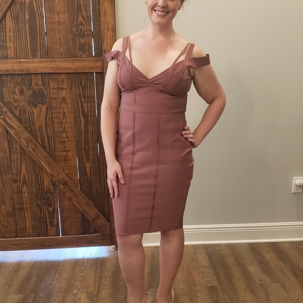Mauve Bandage Dress